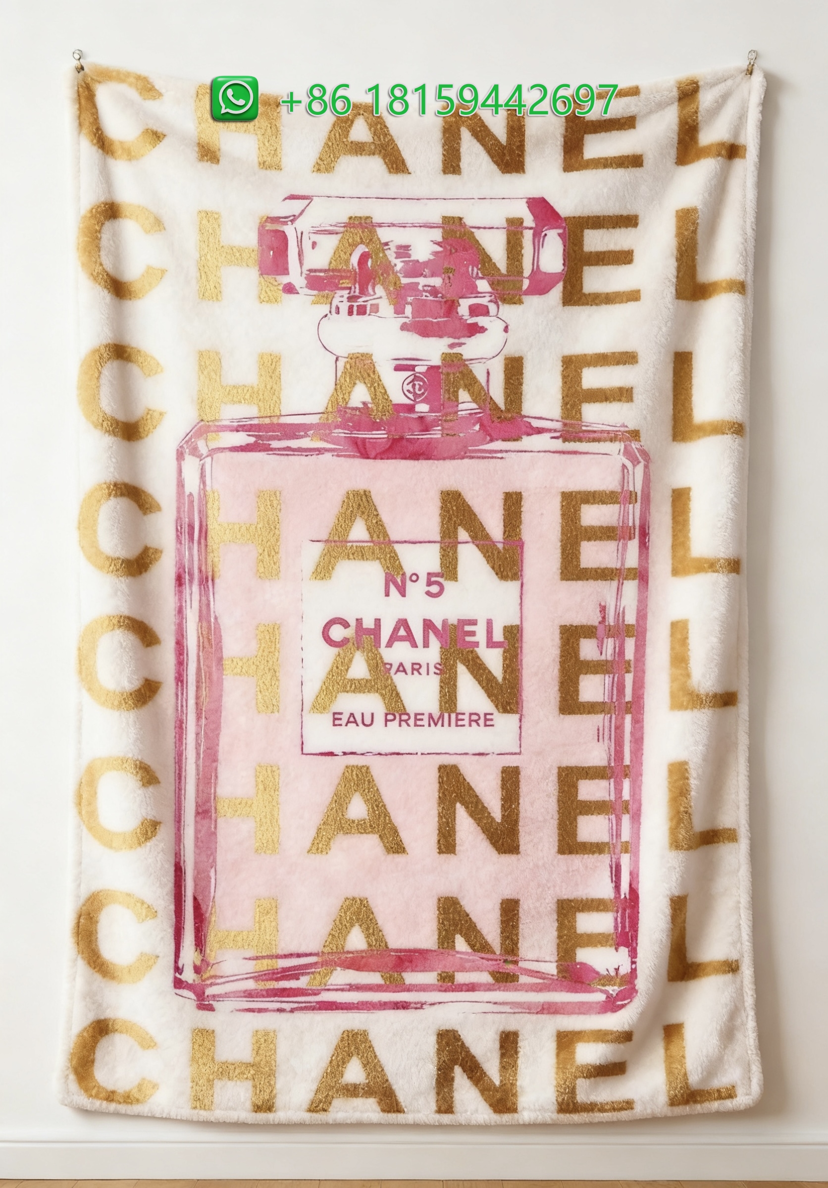 Chanel Throw Blankets